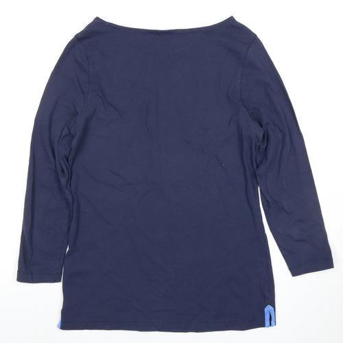 Craghoppers Women's Blue 3/4 Sleeve T-Shirt Size 8