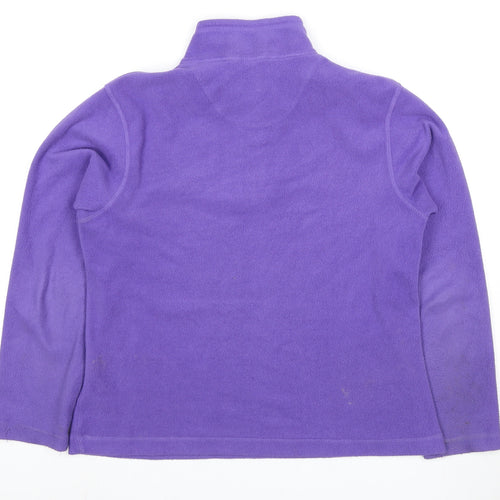 Regatta Women's Purple Fleece Pullover Sweatshirt Size 10