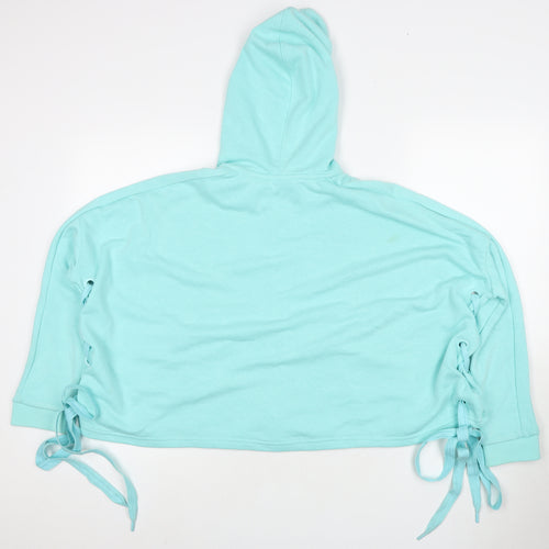 Puma Women's Blue Hooded Cape Hoodie Size 12