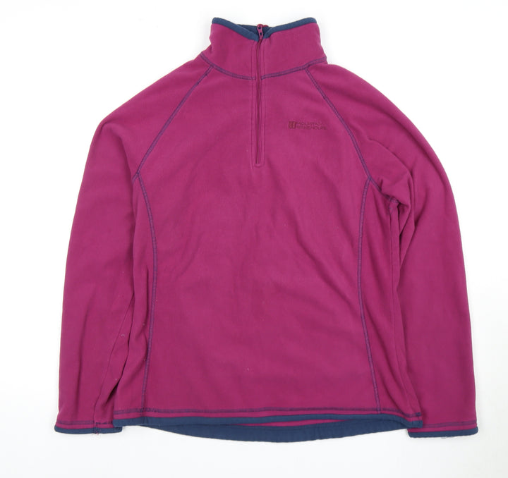 Mountain Warehouse Women's Purple Fleece Pullover, Size 12