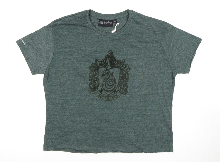 Harry Potter Slytherin T-Shirt Green XL Unisex Adults