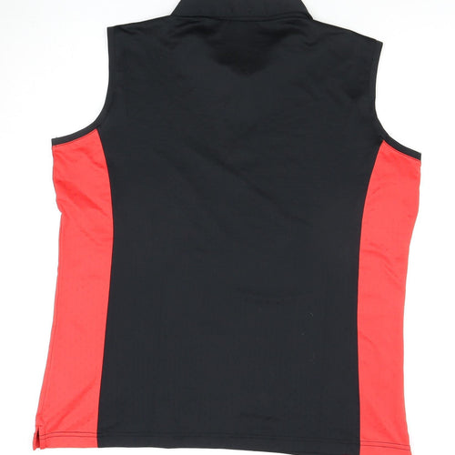 Ping Women's Black Polo Size 16 Sleeveless Golf Top