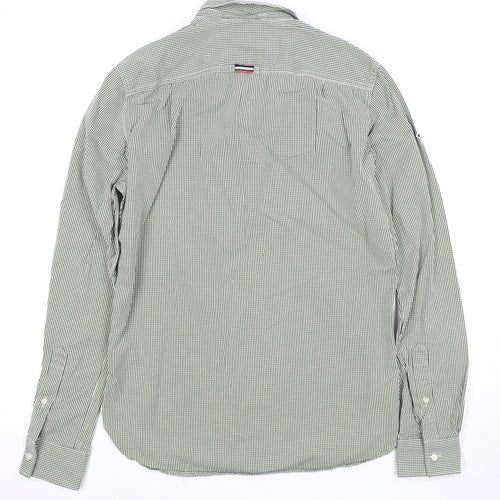 Superdry Men's Green Check Button-Up Shirt Size S