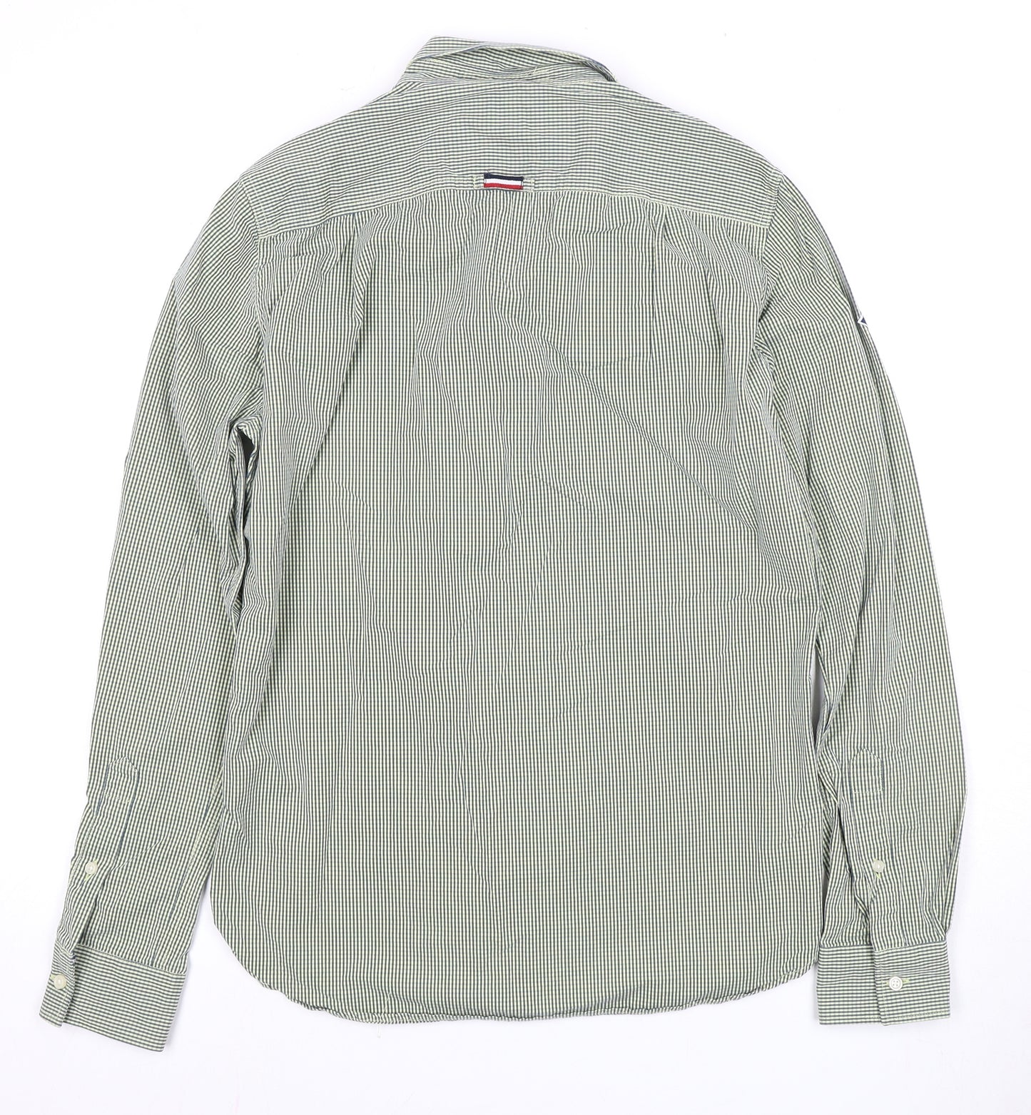 Superdry Men's Green Check Button-Up Shirt Size S