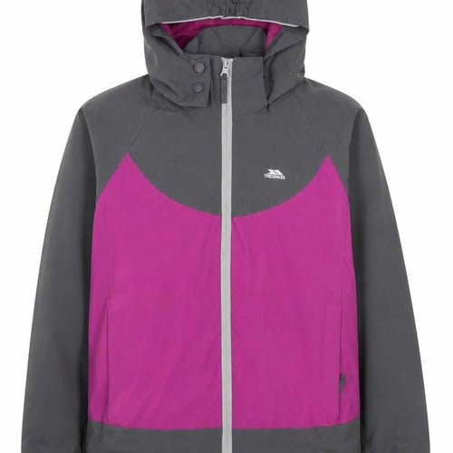 Trespass Girls Grey Rain Coat, 9-10 Years - Waterproof & Breathable