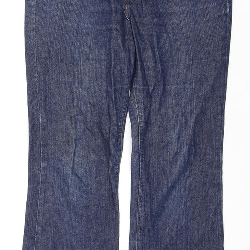 Calvin Klein Women's Blue Straight Jeans 7 Slim