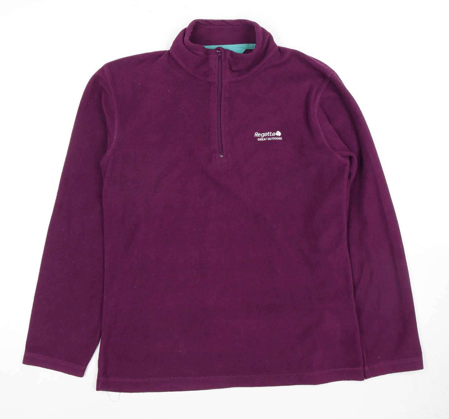 Regatta Women Purple Fleece Pullover Sweatshirt Size 8
