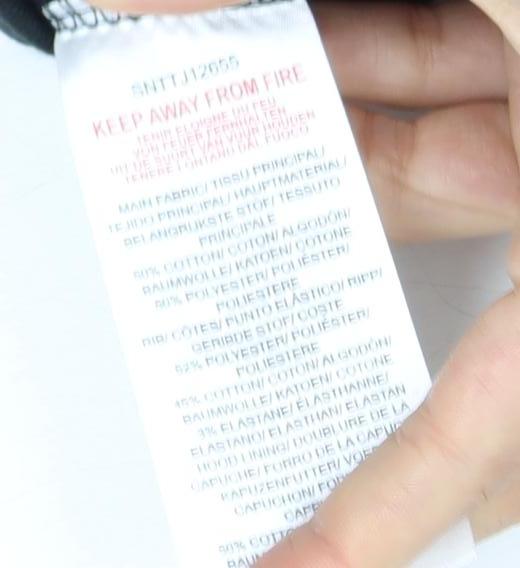 Soviet London Girls Black Pullover Hoodie, Size 10-11 Years