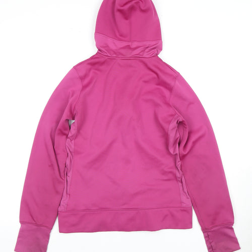 Nike Girls Pink Full Zip Hoodie XL Thermal Sportswear