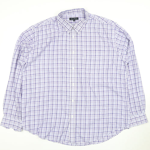 James Pringle Men's XL Checkered Casual Shirt Multicoloured