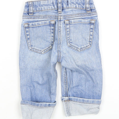 Mini Boden Girls Blue Jeans, Size 3 Years, Light Wash