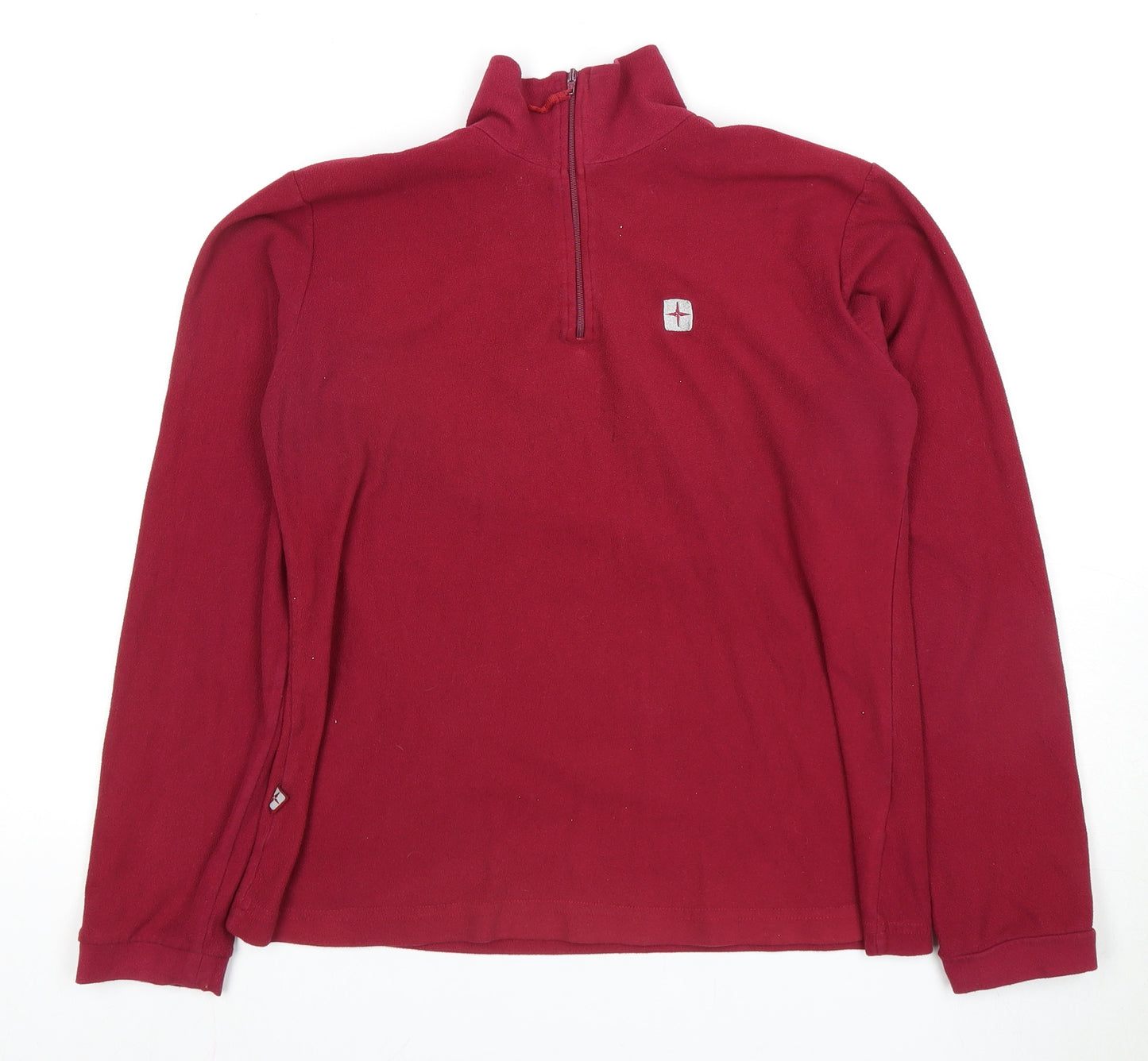 Mountain Warehouse Women's Red Fleece Pullover, Size 14