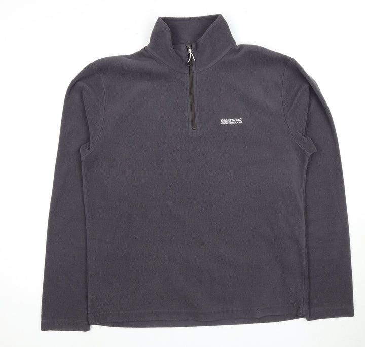 Regatta Men's Grey Fleece Pullover Sweatshirt M