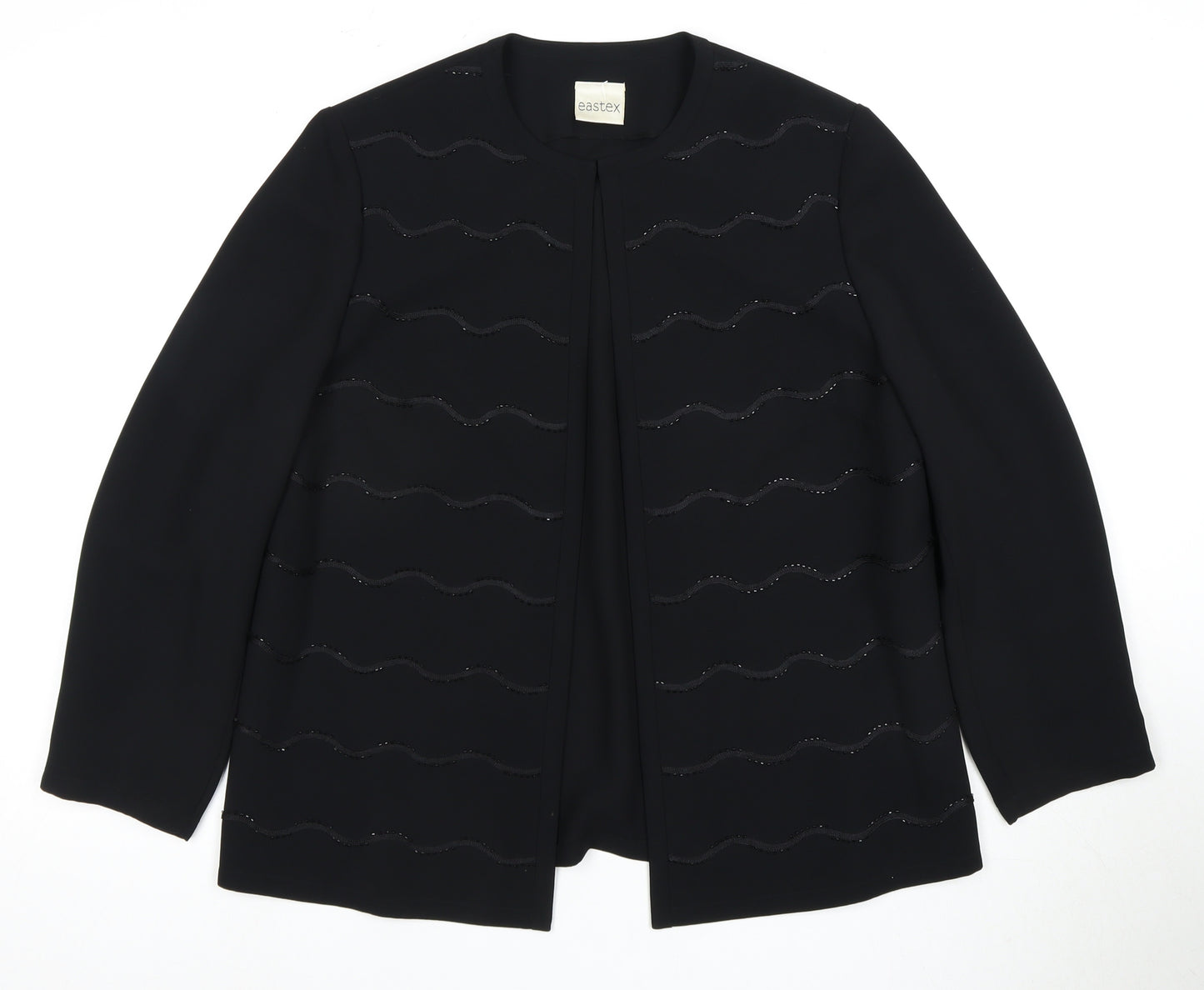 Easttex Women’s Black Blazer Size 14 Formal