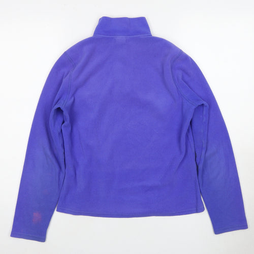 The North Face Women's Purple Fleece Pullover Sweatshirt M