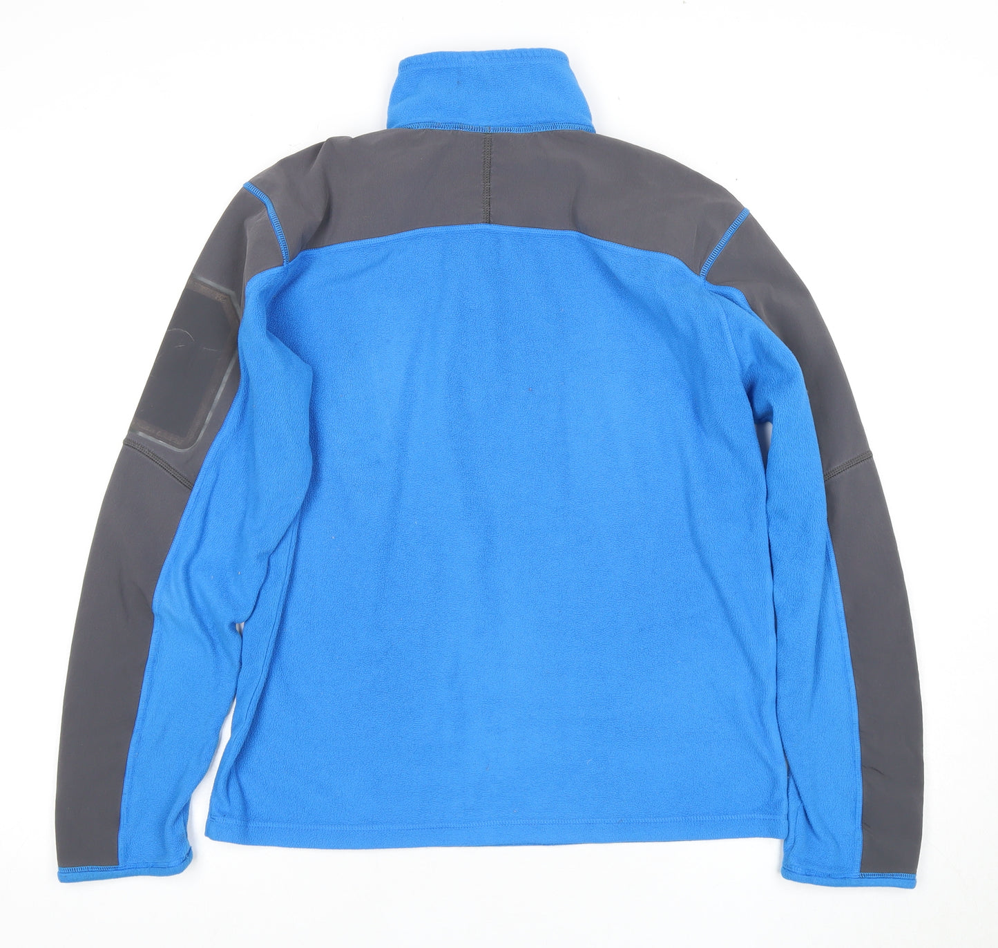 The North Face Men's Blue 1/4 Zip Fleece Sweatshirt S