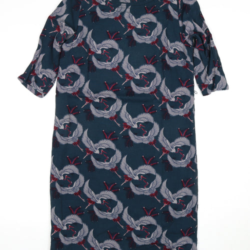 MaxStudio Women's Multicoloured Dress, Size 10, 3/4 Sleeve