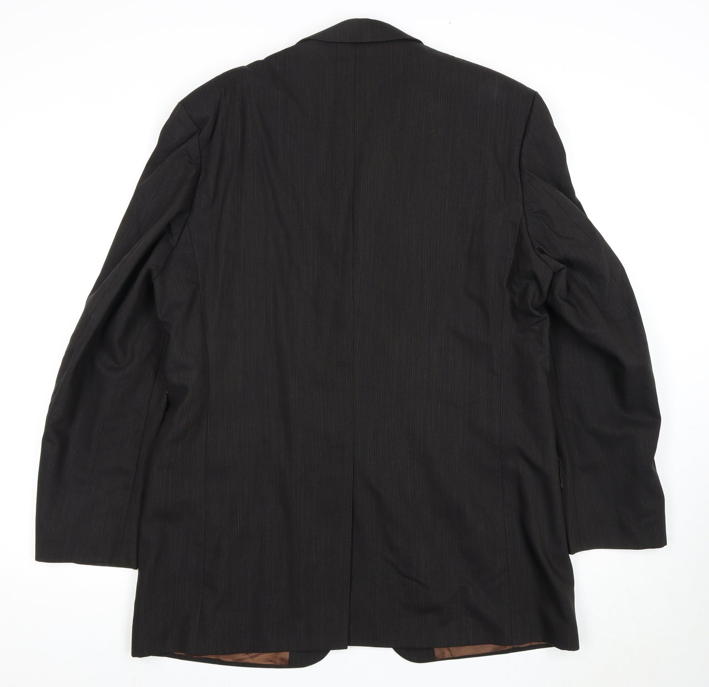 Jeff Banks Men's Black Wool Blazer Jacket Size 42R