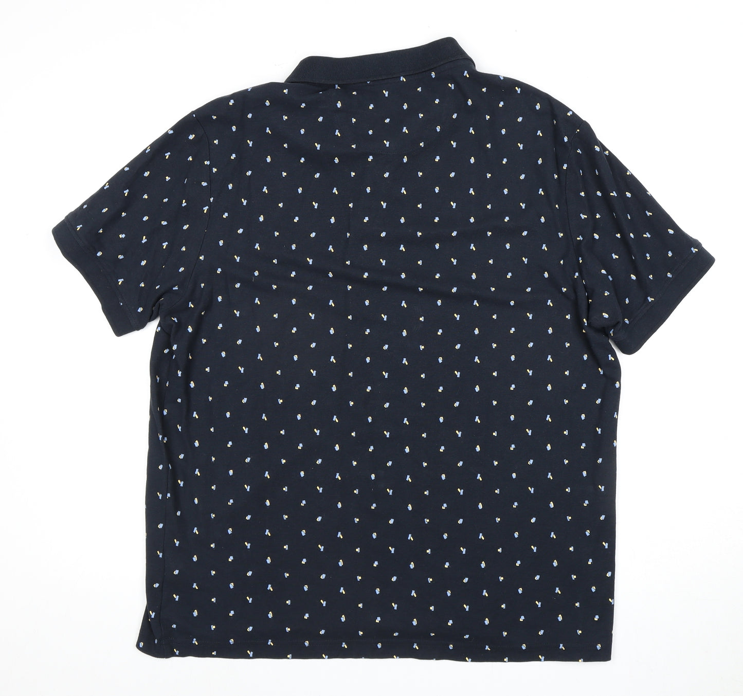 Farah Men's Blue XL Polo Shirt Modern Fit Logo