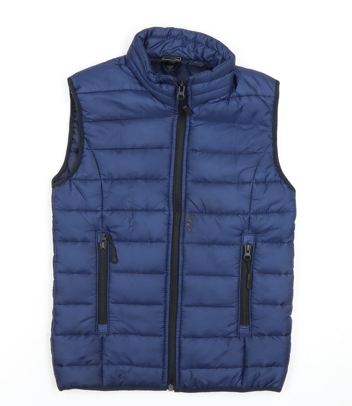 The North Face Boys Blue Puffer Vest Size 5