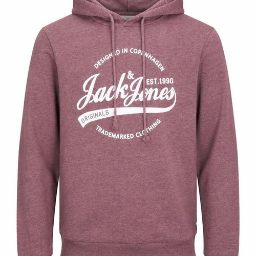 Jack & Jones Men's Purple Pullover Hoodie S