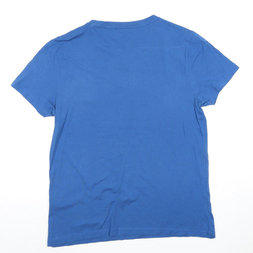 Hugo Boss Men's Blue T-Shirt L Regular Fit