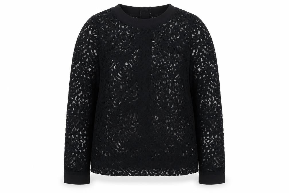Banana Republic Women's Black Lace Blouse XS
