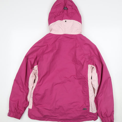 Trespass Women’s Pink Hooded Jacket Size 12