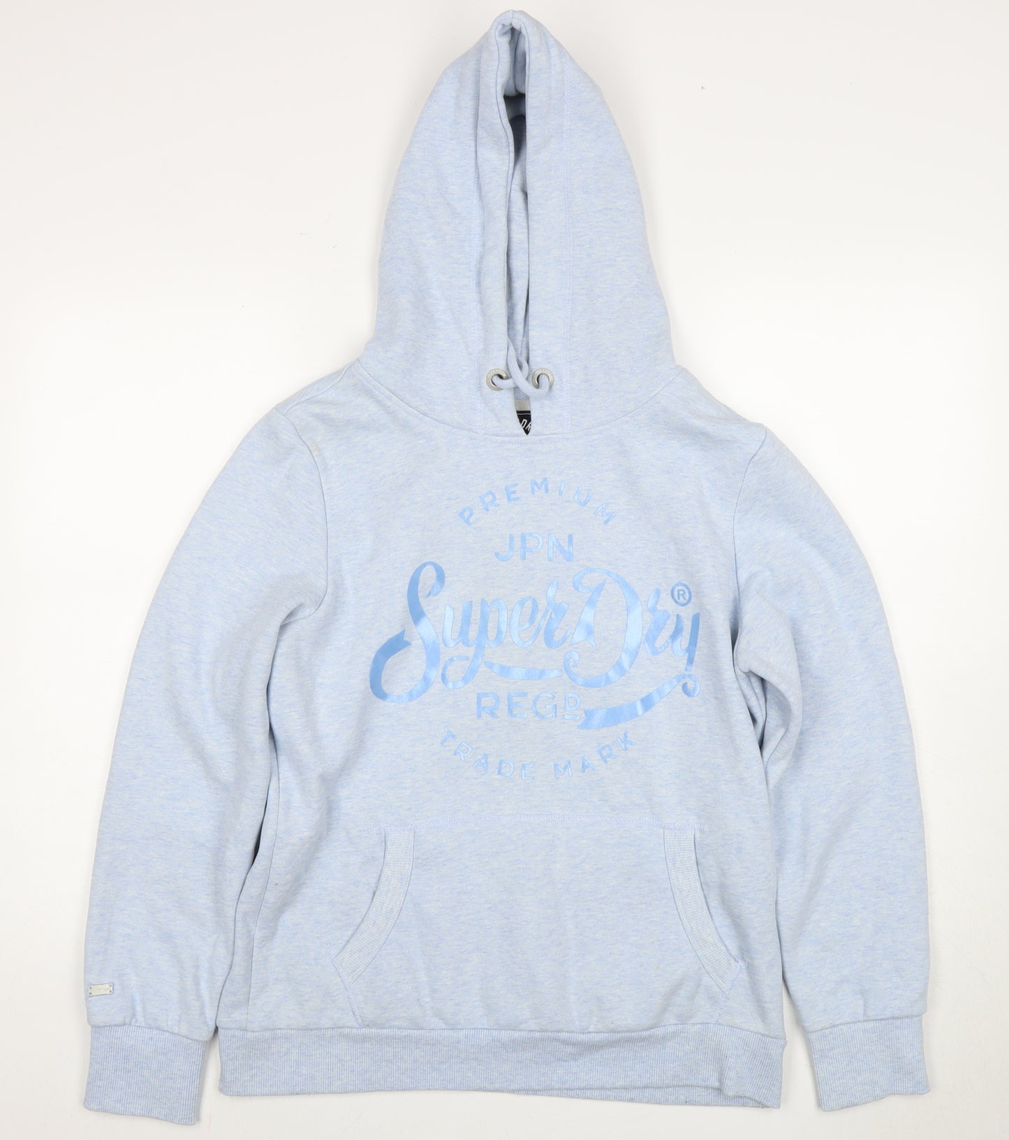 Superdry Women's Blue Pullover Hoodie, Size 16, Casual Style