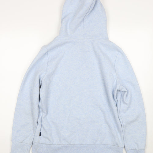 Superdry Women's Blue Pullover Hoodie, Size 16, Casual Style