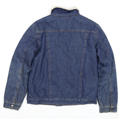 Firetrap Girls Blue Denim Jacket Size 11-12 Lined Casual