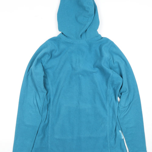 Mountain Warehouse Women's Blue Hoodie Size 10 Fleece