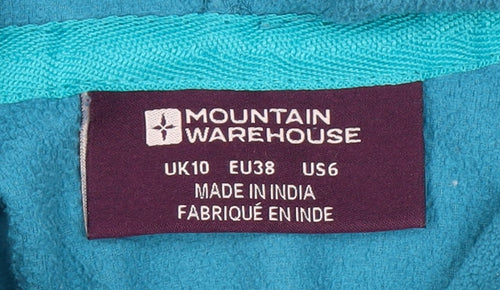 Mountain Warehouse Women's Blue Hoodie Size 10 Fleece