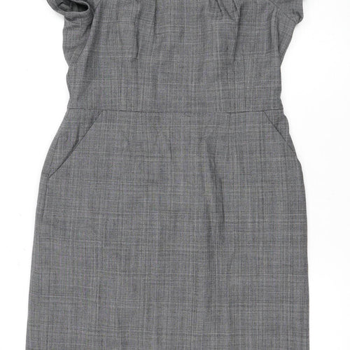 Banana Republic Women's Grey Sheath Dress, Size 12