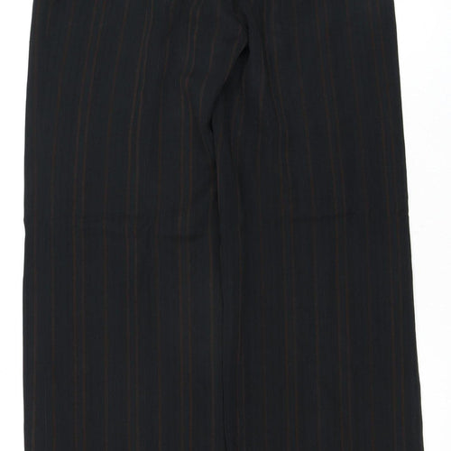 Jasper Conran Women's Black Striped Trousers Size 8