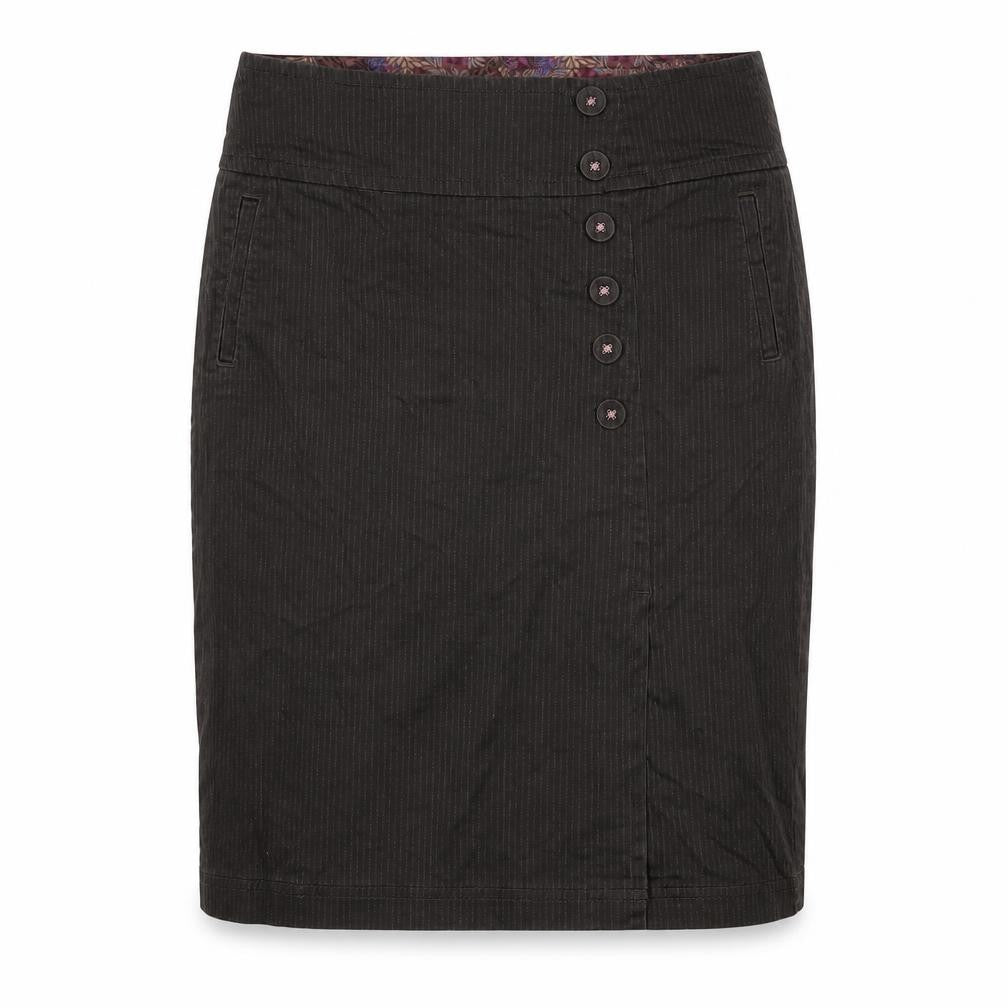 Laura Ashley Women's Black Striped Pencil Skirt Size 10