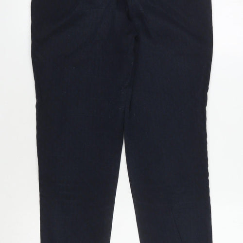 Jigsaw Women's Black Trousers - UK 10, Cotton Blend