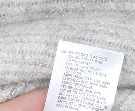 White Stuff Women's Grey Pullover Jumper Size 6