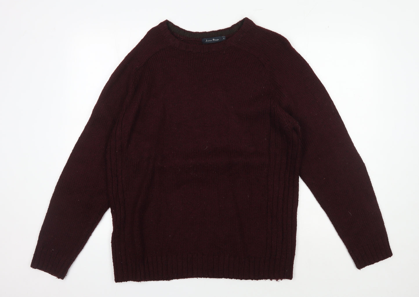 James Pringle Men's Red Pullover Jumper, Size S