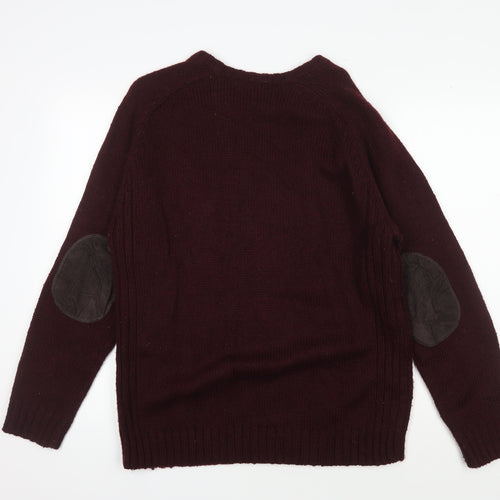 James Pringle Men's Red Pullover Jumper, Size S