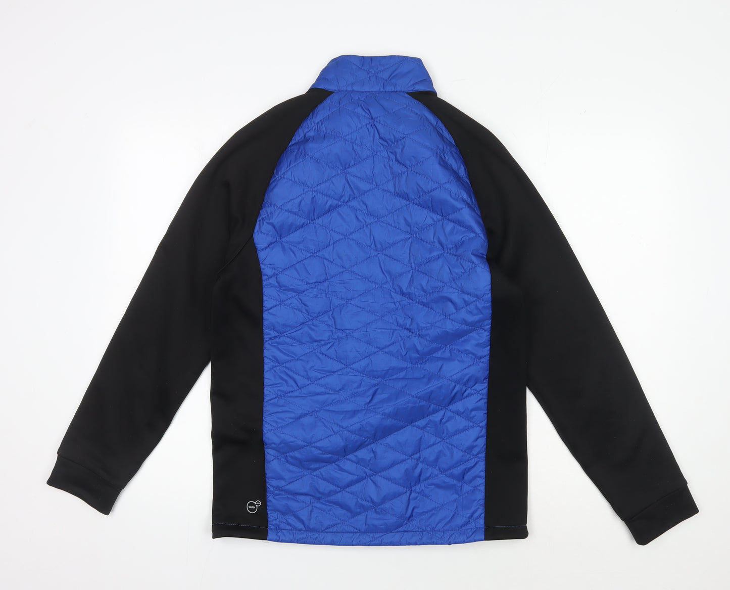 Puma Men's Blue and Black Windbreaker S - Activewear Essential