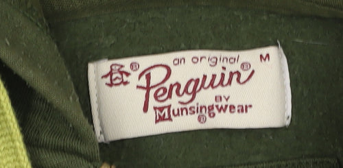 Penguin Men's Green Full Zip Hoodie Size M