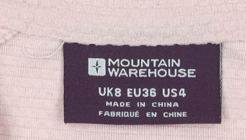 Mountain Warehouse Women's Pink Fleece Pullover, Size 8