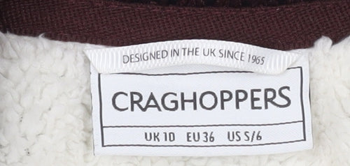 Craghoppers Women's Brown Fleece Jacket Size 10