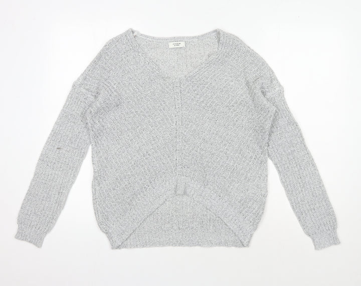 Jacqueline de Yong Grey Women’s Pullover Jumper M