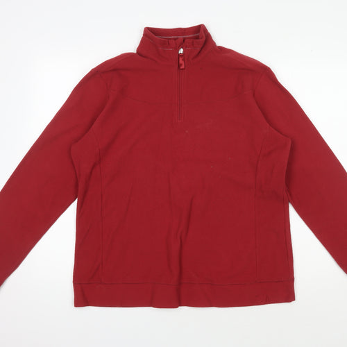 Champion Men's Red XL Pullover Sweatshirt, 1/4 Zip