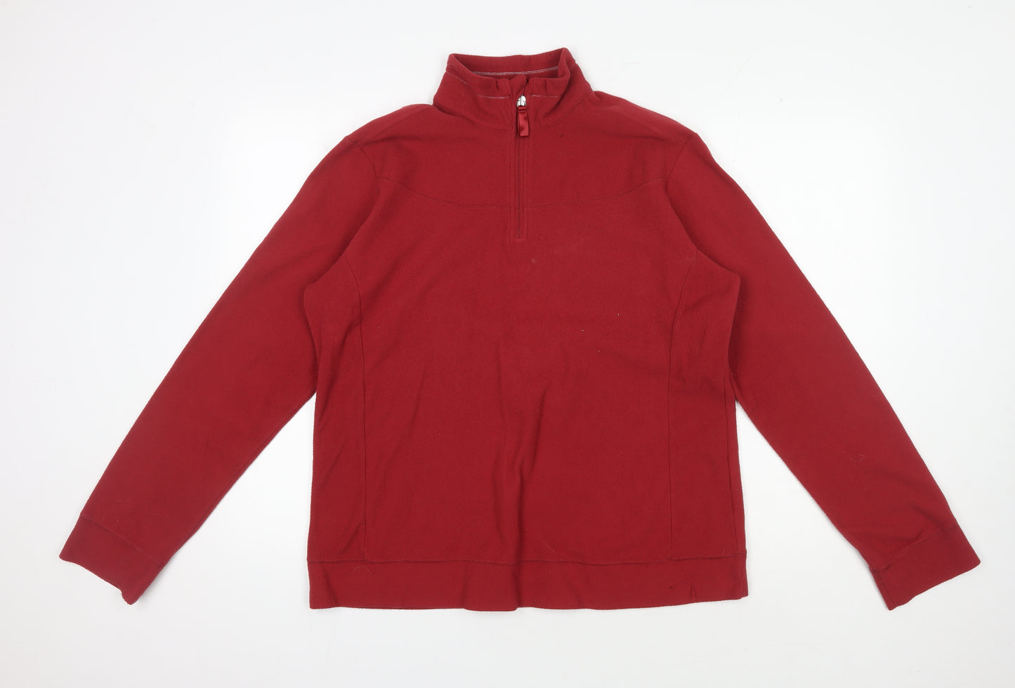 Champion Men's Red XL Pullover Sweatshirt, 1/4 Zip
