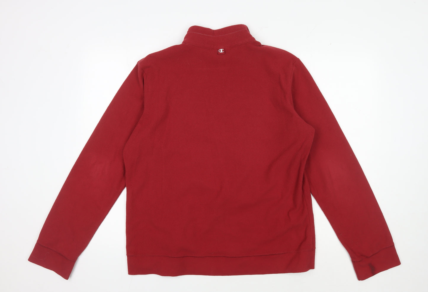 Champion Men's Red XL Pullover Sweatshirt, 1/4 Zip