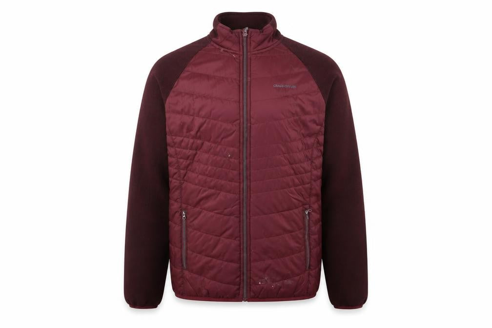 Front view of Craghoppers Men's XL Red Outdoor Jacket