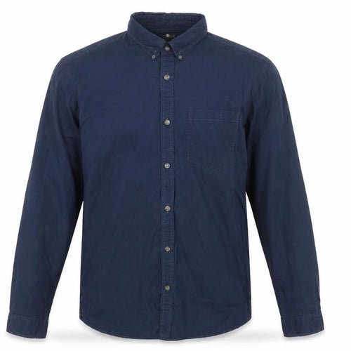 Jack & Jones Men's Blue Button-Up Shirt, Medium, Long Sleeve